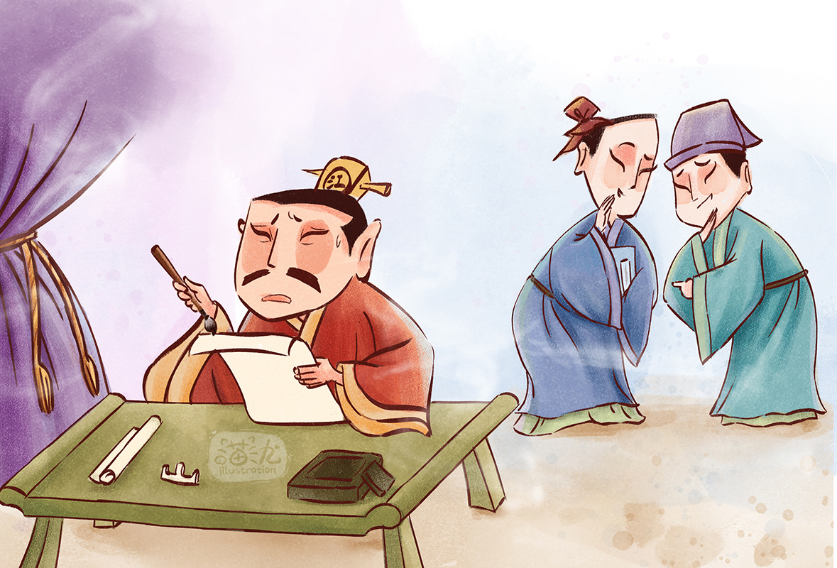 一组成语故事|插画|商业插画|喵九匠 